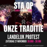 Landelijk protest vuurwerk verbod